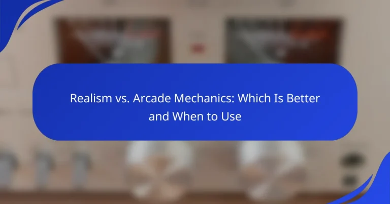 Realism vs. Arcade Mechanics: Which Is Better and When to Use
